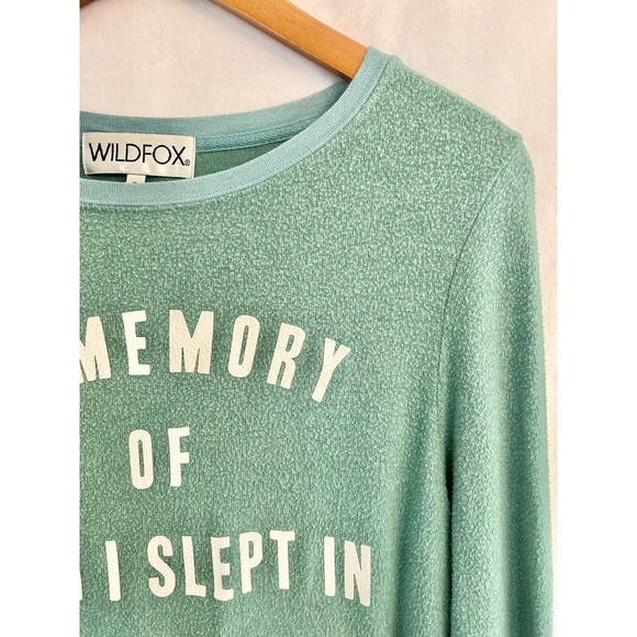 Wildfox In Memory Of When I Used To Sleep In Sweatshirt - Picture 3 of 7